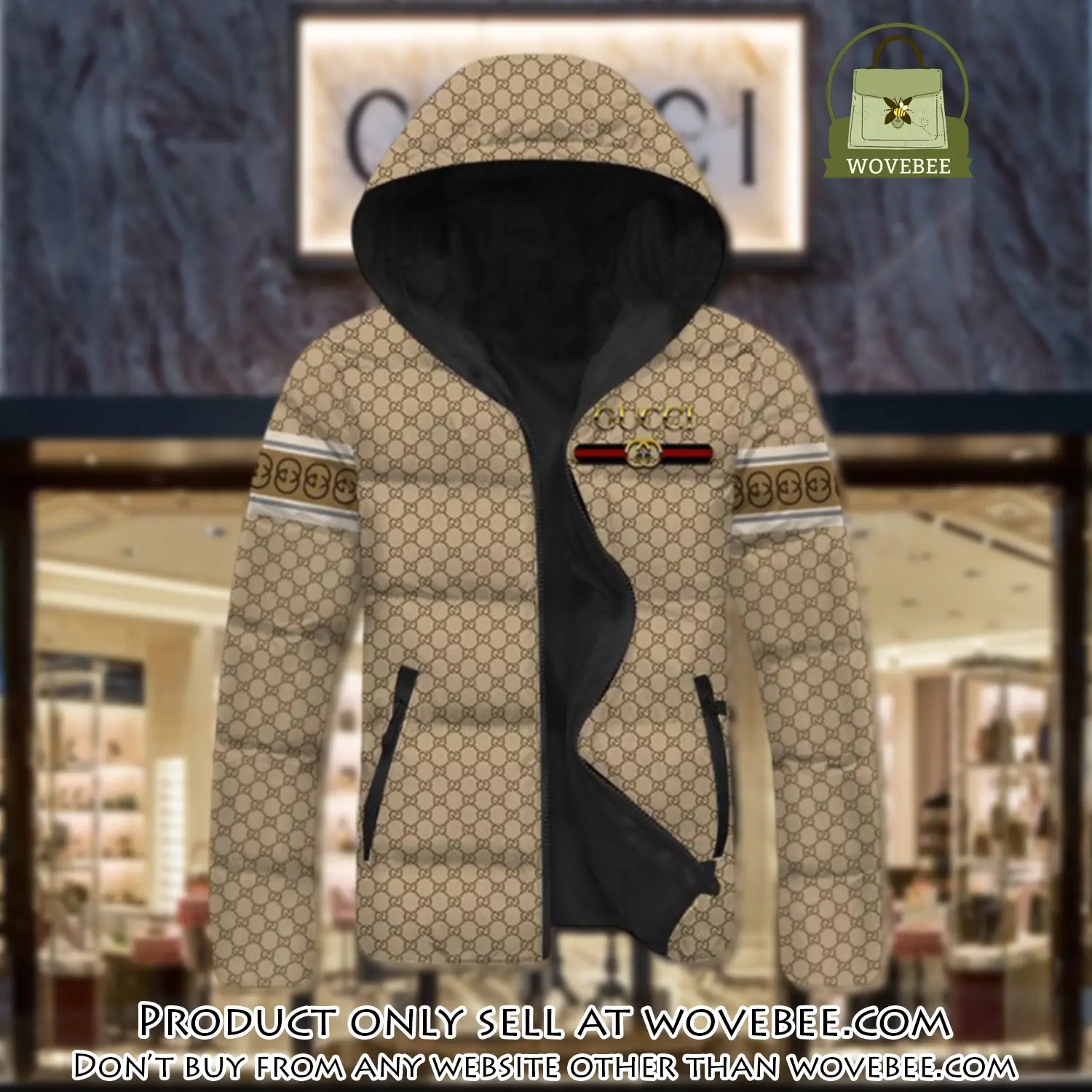 Gucci downfilled coat ultralight down jacket outdoor jacket warm outwear dfj1006 wvb0808653